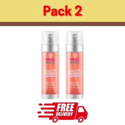 SNAIL WHITE Sérum Clareador Duplo Impulso Reduz Manchas Escuras e da Idade 80ml 2x - Imagem 1 de 4