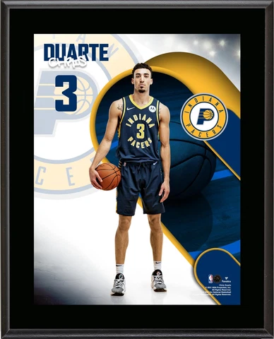 Chris Duarte Indiana Pacers 10.5" x 13" Welcome to the League Plaque Cover
