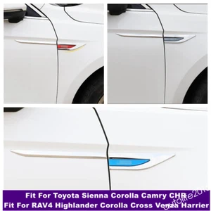 Car Leaf Board Decor For RAV4 Camry C-HR Highlander Corolla Cross Venza Sienna - Foto 1 di 24