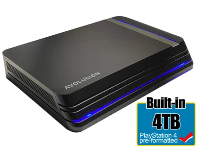 Avolusion Pro X 4TB USB 3.0 External Gaming Hard Drive (PS4 Pro, Slim, 1st Gen) - Image 1 of 4