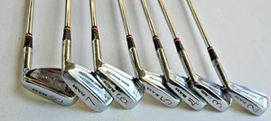 Vintage Doug Sanders RAM Accu-Lite Iron Golf Club Set 2-8 Steel Shafts Classic - Picture 1 of 19