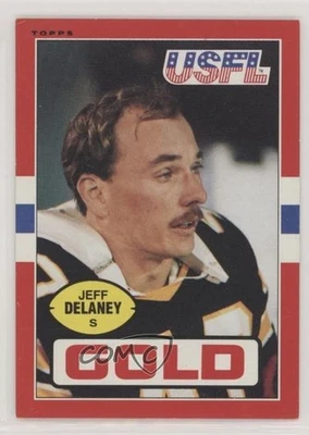 1985 Topps USFL Jeff Delaney #30 - Image 1 of 2