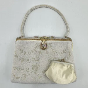 Vintage Jorelle Beaded Handbag & Coinpurse Set Hand Made In France /cb - Picture 1 of 14