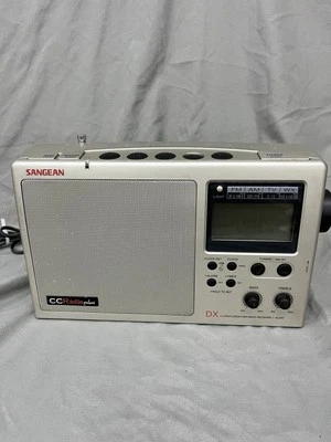 Vintage Sangean CC Radio Plus DX AM FM TV Weather Receiver FOR PARTS OR REPAIR - Image 1 of 4