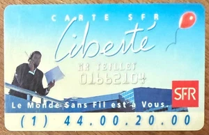 SFR KARTE FREIHEIT PREPAID PREPAID MOBICARTE CALLING CARD KARTE KEINE TELEKARTE - Bild 1 von 2