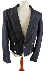ROYAL NAVY MENS NO.2B MESS DRESS SENIOR RATES JACKET CHEST 100CM LONG FIT - Picture 1 of 7