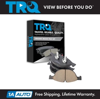 Pastillas de freno delanteras de cerámica TRQ para Jaguar tipo F XF XFR XFR-S XJR XJR575 XKR Foto 1 de 4