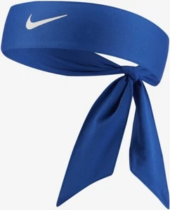 NWT Nike DRY DRI-FIT Head Tie Headband Blue White - Picture 1 of 1