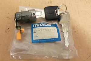 NOS OEM MAZDA FAMILIA 323 Mk6 BG 1989-94 CYLINDER LOCK ASSEMBLY # B481-76-220A - Picture 1 of 5