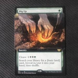 MTG Dig Up Innistrad: Crimson Vow Extended Art Rare NM/M Unplayed - Picture 1 of 2