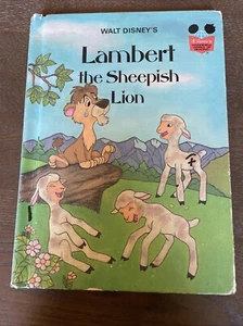 Walt Disney’s “Lambert The Sheepish Lion” Hardcover Book First Edition 1977 - Picture 1 of 6