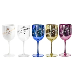 ** B Stock ** Moet Chandon Ice Imperial Acrylic Champagne Glasses - - Picture 1 of 11