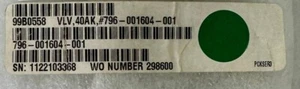 796-001604-001 / MKS 99B0558 VACUUM ISOLATION VALVE / LAM RESEARCH - Picture 1 of 8