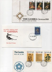 10 Gambia first day covers - Picture 1 of 4