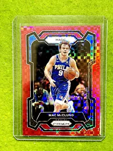 Tarjeta Mac McClung RED POWER PRIZM #/75 SP 2023-24 Panini Prizm SLAM Dunk champion - Imagen 1 de 24