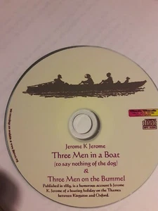 Jerome K Jerome: Three Men in a Boat & Bummel - 2 unabridged Audiobooks Mp3 CD - Picture 1 of 1