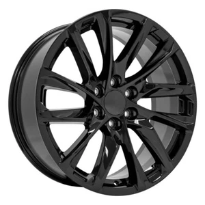 Gloss Black Wheel 22x9 for 2003-2014 Chevy Express 1500 - RVO4785 - Picture 1 of 3