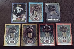 Ricky Williams - 7 RC Karten - 1999 - Verschiedene Marken - New Orleans Saints - Bild 1 von 2