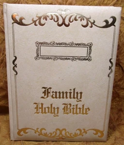 1978 Family HOLY BIBLE KJV red letter edition color pages- Nelson Publisher - Imagen 1 de 9