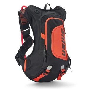 Paquete de hidratación USWE MOTO Hydro 8L con vejiga de 3,0 L enduro todo terreno - negro/naranja - Imagen 1 de 6