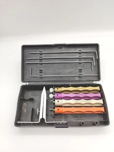 Lansky Deluxe Diamond Knife Sharpening System w / Custom Molded Case - LS15 - Picture 1 of 8