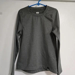REI Co-op Kids Baselayer Shirt Top Kids Size Small (8) Gray - Picture 1 of 4