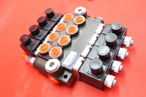 Monoblock Hydraulikventil Holzspalter Ventil 4-fach elektrische 24 V 80 l/min - Bild 1 von 9
