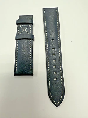 Correa de reloj Patek Philippe 5924G Pilot Travel Time azul 21 mm x 18 mm # e11536 Foto 1 de 4