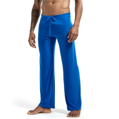 Mens Loose Athletic Gym Yoga Comfortable Pants Flat Front Lightweight Sweatpants - Image 1 of 4