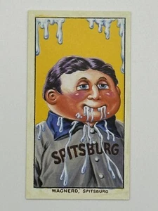 2024 Baseball Parody Tobacco Card T206 Honus Wagnerd GPK Style D. Gross Auto - Picture 1 of 4