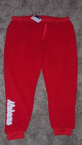 New FOCO Sherpa Lounge Pants University Alabama Crimson Tide Adult Size 2X 2XL Cover