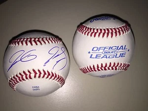 Delino Deshields Jr hand signed autographed baseball Texas Rangers COA! - Picture 1 of 1