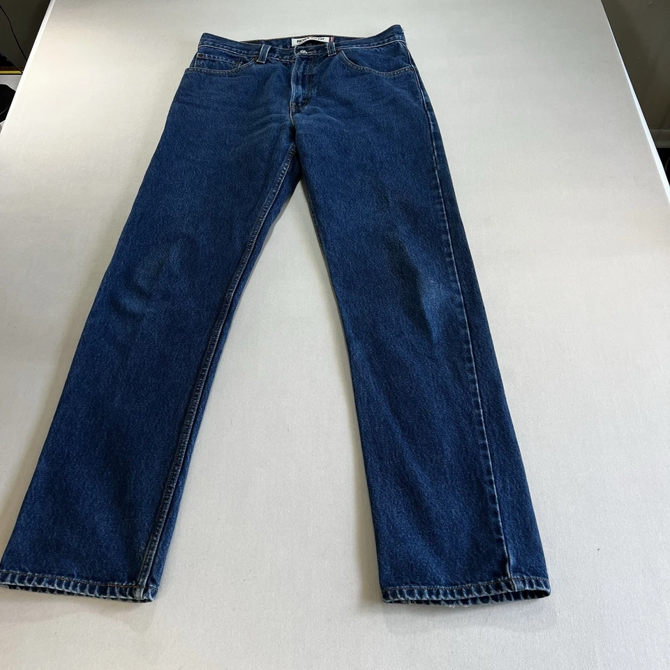 Jeans Levi's para hombre 33x34 505 pierna recta azul algodón denim Foto 1 de 4