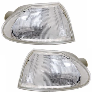 Kit frecce anteriori per Opel Astra F 94-98 bianco argento frecce anteriori con attacco - Foto 1 di 5