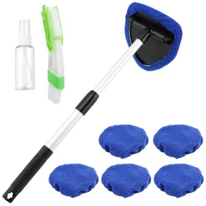 Windshield Cleaner Tool,Car Windshield Cleaning Tool,Extendable Handle Car Wi... - Picture 1 of 9