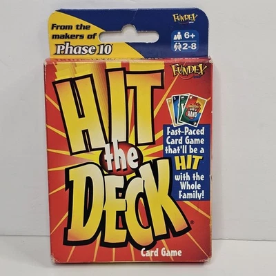 Hit The Deck  Card Game Family Age 6+ Fundex 2004, 2 to 8 Players NEW - Image 1 of 4