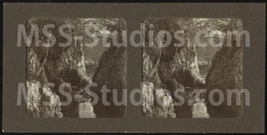 In The LLEDR VALLEY, Wales (Antique Stereoview Stereoscope) - Picture 1 of 2