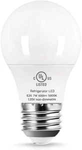 , A15 Appliance Light Bulb, 60W Equivalent for Range Hood/Refrigerator Light Bul - Picture 1 of 12