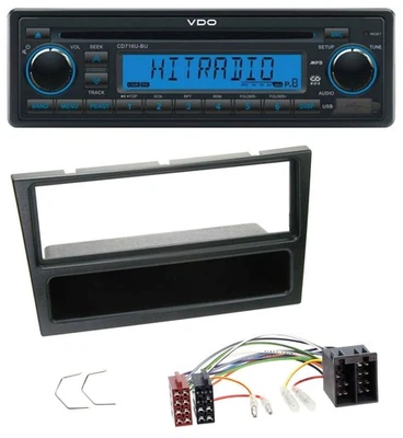 VDO AUX MP3 1DIN CD USB Autoradio für Opel Agila Combo Vivaro Corsa C Omega 2001 - Bild 1 von 4