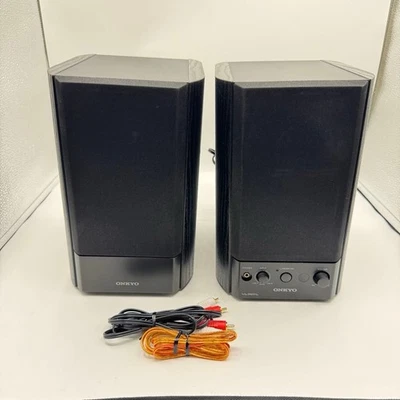 ONKYO GX-500HD Powered Speaker System Coppia con scatola originale testata JP... - Immagine 1 di 4