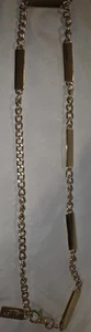 Kathie Lee Collection Gold Plated Brass Chain Belt 36” Fashion Accessory Adjusts - Picture 1 of 5