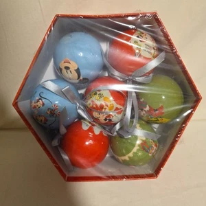 Disney Mickey & Minnie Mouse Christmas Baubles X 7 Balls Decorations Xmas - Bild 1 von 9