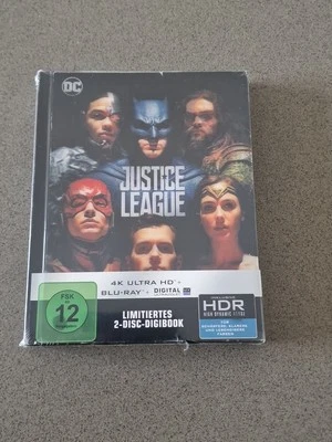Justice League , Limited Digibook 66 Seiten Edit. , 4K UHD + Bluray , NEU & OVP  - Bild 1 von 4