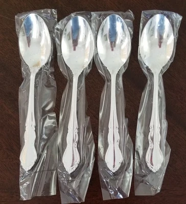 Nuevo Lote de 4 Cucharas Sopera Towle Supreme Cutlery "Baroness" Lugar/Ovaladas 7 1/8" Foto 1 de 3