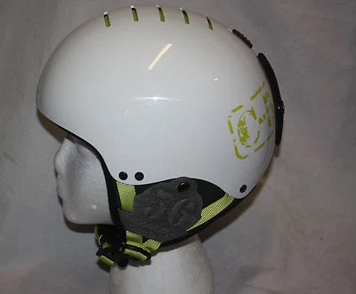 CARERRA Carrera Lance air white/lime Helmet skiing snowboarding helmet S/M NEW