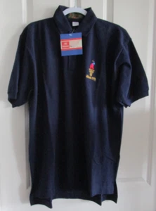 VTG- 1996 US Olympic Atlanta L Navy Blue Polo Hanes Olympic Games Collection NWT - Picture 1 of 9
