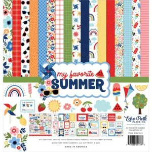 Echo Park ~ MI VERANO FAVORITO ~ Kit de colección ~ 12x12 - Imagen 1 de 1