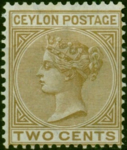 Ceylon 1872 2c Pale Brown SG121 Fine & Fresh MM - Picture 1 of 1