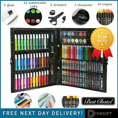 Kids Art Sets Colouring Drawing Painting Craft Sets 208pcs Various Colours Set • 9.99£