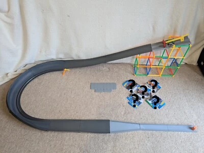 Hot Wheels Starter Track Kit Sizzlers Crash Racers Banked Circuit Course Diecast - Image 1 of 4